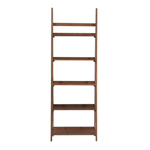 Melissa Mid-Century Bookcase, Walnut By Linon Large #TOP4