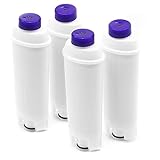 SOKANA 4 Wasserfilter Ersatz für Kaffemaschinen DeLonghi DLSC002 SER3017 5513292811 ECAM EC820 EC860 21.117 22.110.B 350.55.B 44.660.B ETAM ESAM 4200.S BCO, TÜV SÜD Zertifizierte
