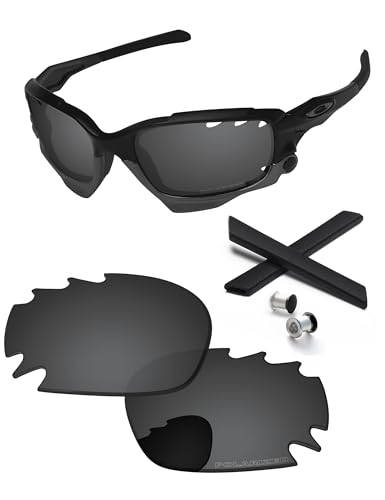 PapaViva �Ό� ���������Y�ƃS���L�b�g For Oakley Jawbone Vented �u���b�N