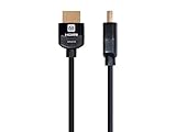 Monoprice High Speed HDMI Cable - 25 Feet - Black, Active, 4K@60Hz, HDR, 18Gbps, 30AWG, YUV 4:4:4, CL2 - DynamicView