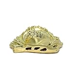 Never Say Never Cara de Cristo muy grande de oro amarillo de 18k,...