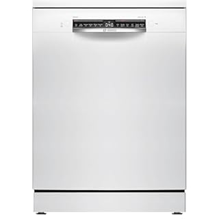 Bosch SMS4EKW06G Series 4, Free-Standing Dishwasher 60 cm, B Energy Rated, 13 Place Settings, 9 Litre, ExtraDry, Rackmatic Adjustable Basket, Silence Plus 42dB, White
