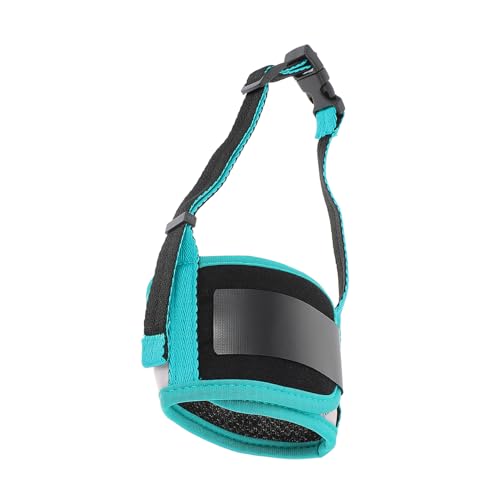 Mikikit Adjustable Printed Dog Muzzle Biting and Chewing Breathable Soft for Outdoor Use