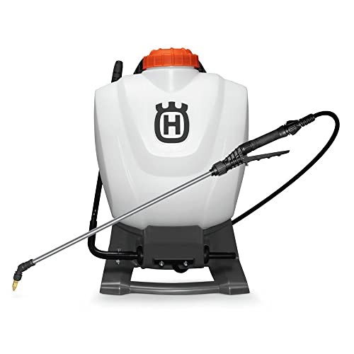 Husqvarna Sprayers, 4 Gallon Backpack, Orange/Gray