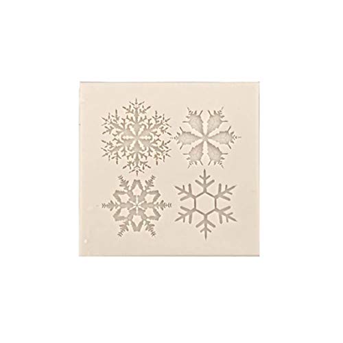 HengXingDE Schneeflocke Flüssigsilikonform Fondant Diy Handgemachte Seife Soft Clay Modellierung Werkzeug Cover