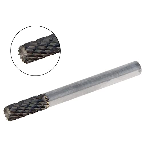 Fresas rotativas doble corte 6mm 2 piezas miniatura 2