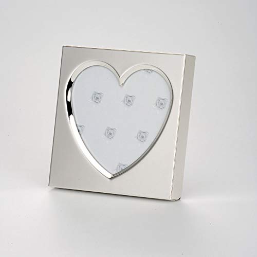 Dekolust Bilderrahmen Herz Silber Metall 11cm Cover