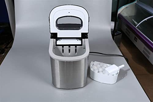 Fabricadora portátil de hielo de acero inoxidable miniatura 4