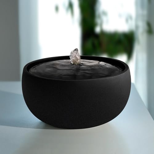 Fontaine à eau de table avec système de circulation continu pour purifier l'atmosphère du salon