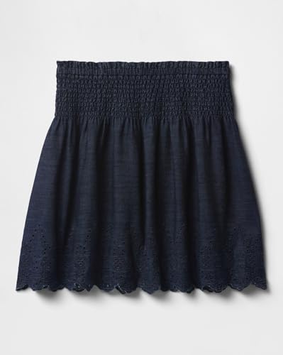 Image of Gap Women Relaxed Fit Washeded Cotton Western Skirt