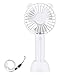 ZELAXY Mini ventilateur portatif Antlers Design Ventilateur de poche 3 vitesses Conseils de refroidissement par vent pour mini ventilateur de bureau extérieur - Blanc Ours