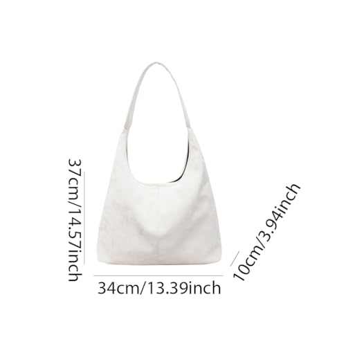 Slouchy Hobo Bags PU Leather Tote Bag Large Capacity Handbag Slouchy Shoulder Purses for Women Work and Travel2