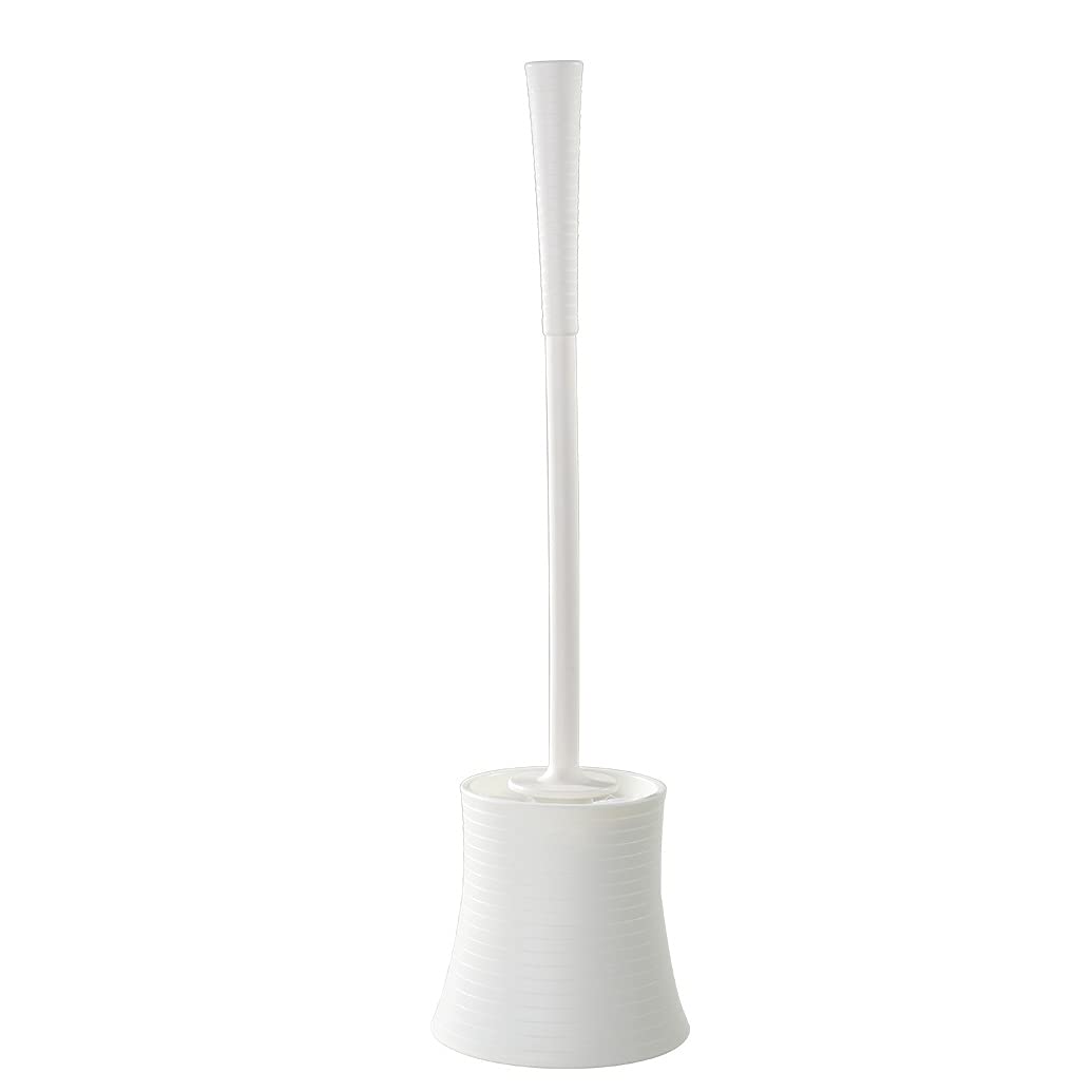 Scopino per WC Spazzola for la spazzola igienica Bagno Spazzola for la pulizia della toilette con la base domestica a maneggiatura a lungo termine dei capelli della tazza dei capelli Scopino e porta s
