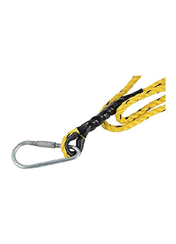ABS INDUSTRY Safety Belt Full Body harness Hook Single Rope (Yellow and Green) 1