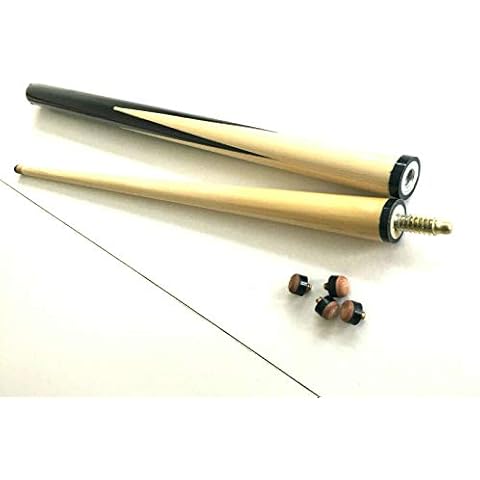 36 2-PIECE KIDS/SMALL/HOME POOL TABLES CUE & SPARE TIPS Cover