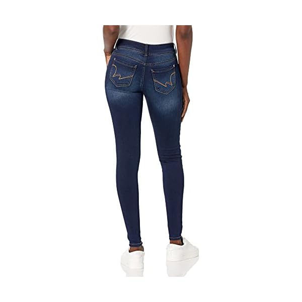 WallFlower-Womens-Instasoft-Ultra-Fit-Skinny-Jeans WallFlower Women's Ultra Skinny Mid-Rise Insta Soft Juniors Jeans (Standard and Plus), Lake Pure, 11