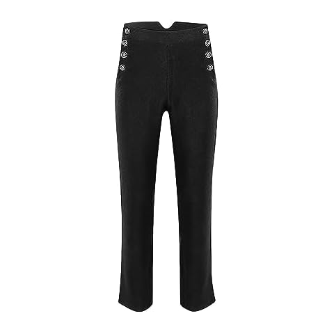 BVEBJDX Men's Gothic Vintage Trousers Cover
