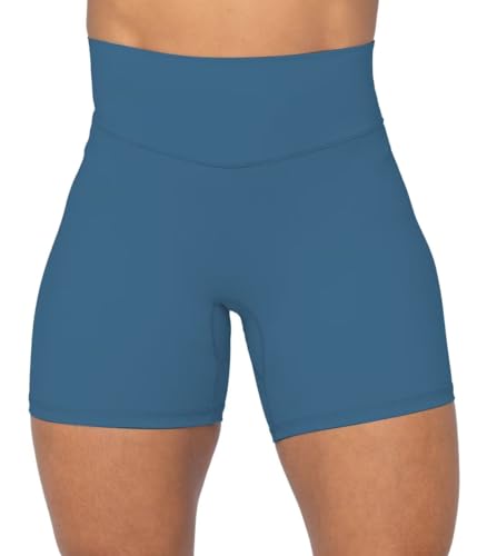 Image of Sunzel No Front Seam High Waist Biker Shorts for Women, Squat Proof Yoga Workout Gym Bike Shorts | 3, 5 Or 8-Inch Inseam, High Waisted, Tummy Control, No Front Seam, Buttery Soft, Compression Fit, Squat Proof