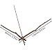 CChiai Replacement Clock Hands Walnut 12 Inch Hour Minute Second Hand for DIY Wooden Clock