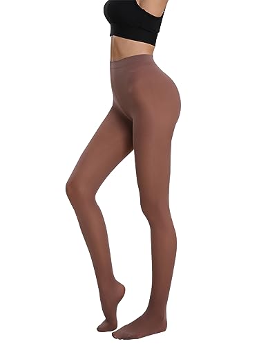 Image of SOUTHRO 80 Denier Opaque Tights for Women, High Waist Nylon Pantyhose