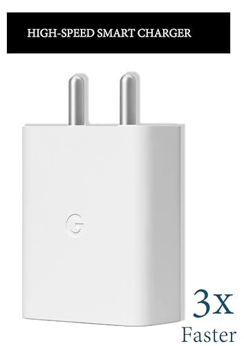 Image of Original 30W USB-C Fast Charging Power Adapter Compatible with Pixel 8 Pro / 7 Pro, Pixel 8 /7 / 7A, Pixel 6 Pro Only Adapter Type C Replacement Warranty