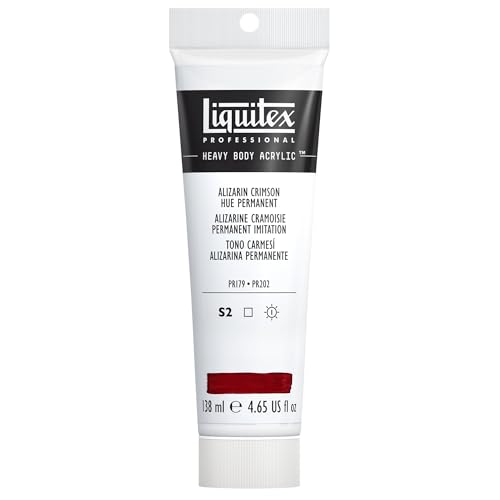 Image of Liquitex Professional Heavy Body Acrylic Paint 4.65-oz tube, Alizarin Crimson Hue Permanent