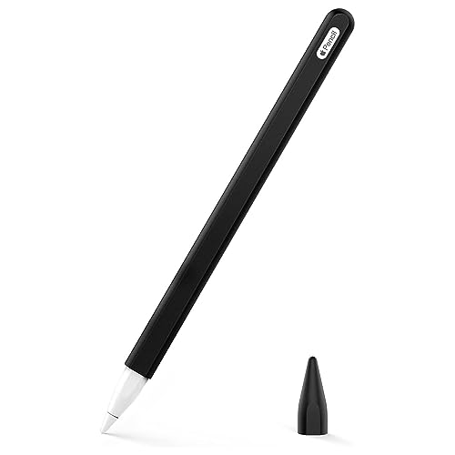 Apple Pencil (2. nesil) Kılıf Mat Silikon V2 Siyah