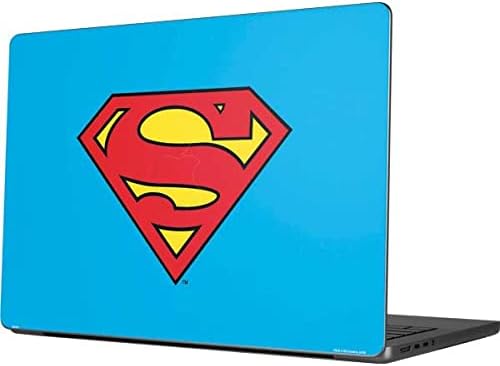 Skinit Decal Laptop Skin Compatible with MacBook Pro 14in (2021-24) - Officially Licensed Superman 2025 Superman & Krypto Watch The Earth Design