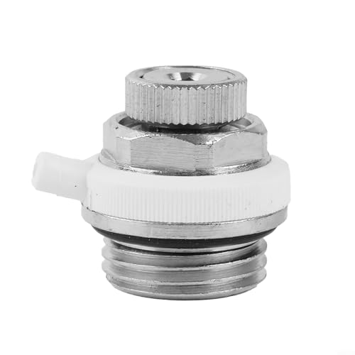 Niceminiwall Rosca de 1/2 pulgada para válvula de ventilación automática BSP, fácil reemplazo para radiadores convencionales, discos de hinchamiento para prevención de fugas, ahorro de energía (1