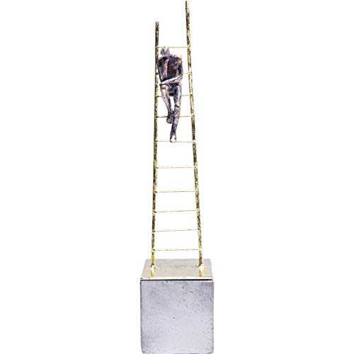 Kare Oggetto Decorativo Elements Climbing Man, Oro, 40.5 x 8.5 x 8.5 cm