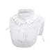 Joyci Korean Women's Lace Flower Detachable Half Shirt Blouse False Fake Doll Collar (Lace A)
