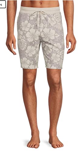 No Boundaries Neutral Palms Lounge Sleep Shorts -...