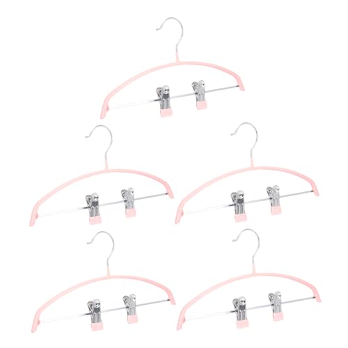 Perchas Infantiles Terciopelo con Pinzas Marca CLISPEED