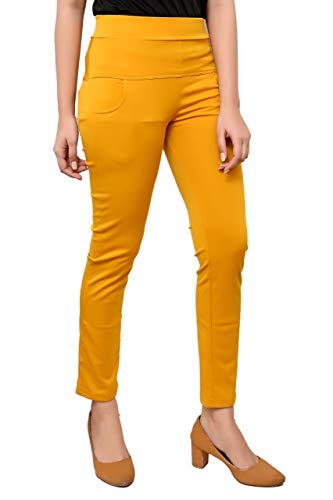 Image of FNOCKS Girls Casual WEAR Cotton Formal Pant /Jegging /Tights (Combo of 2)