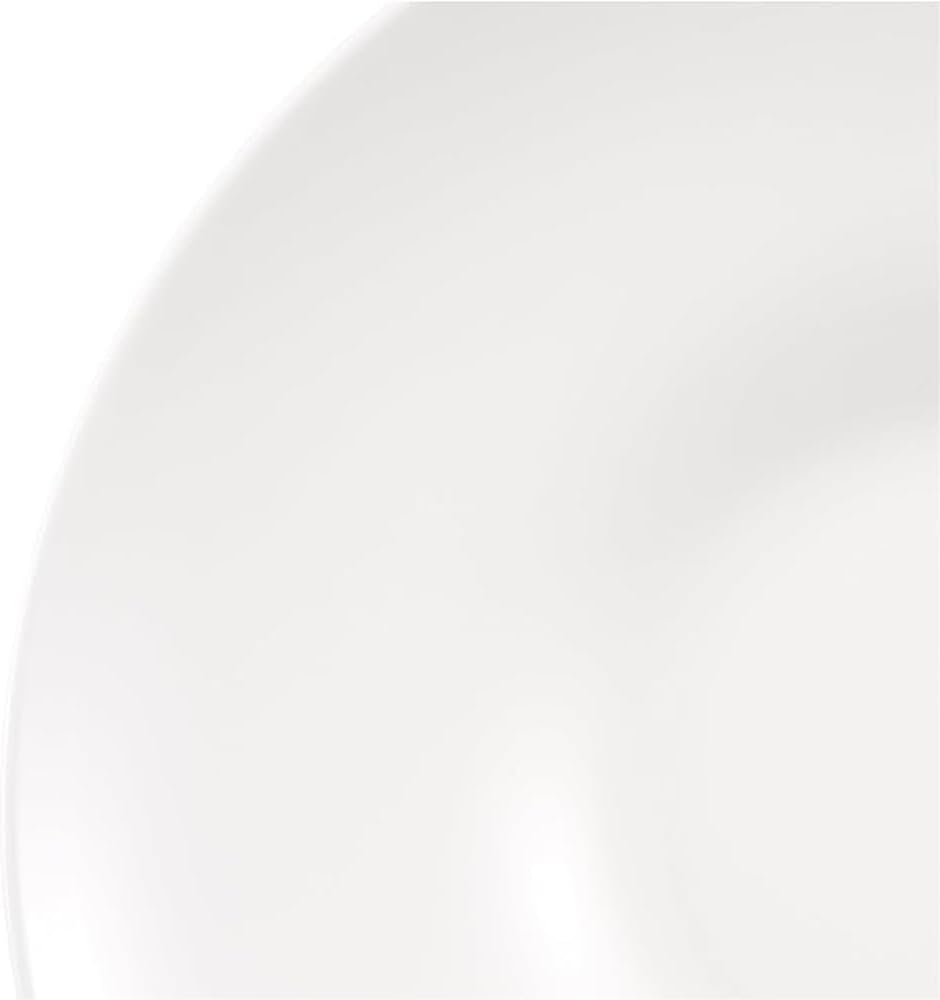 Narumi 52215-5940 Plate, Plate, Waltz, 9.8 inches (25 cm), White, Simple, Pasta Plate, Curry Plate, Deep, Microwave Warm, Dishwasher Safe