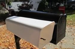 Mailbox Post Solutions Mailbox Newspaper Tube - Standard White Plastic Newspaper Holder thumb #2