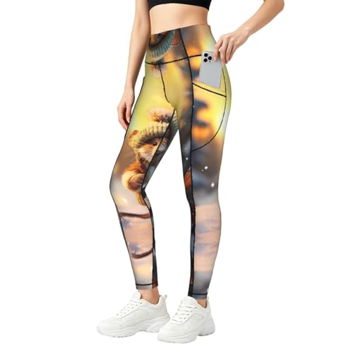 Mallas de fitness con control de abdomen y bolsillos prácticos para entrenar sin límites