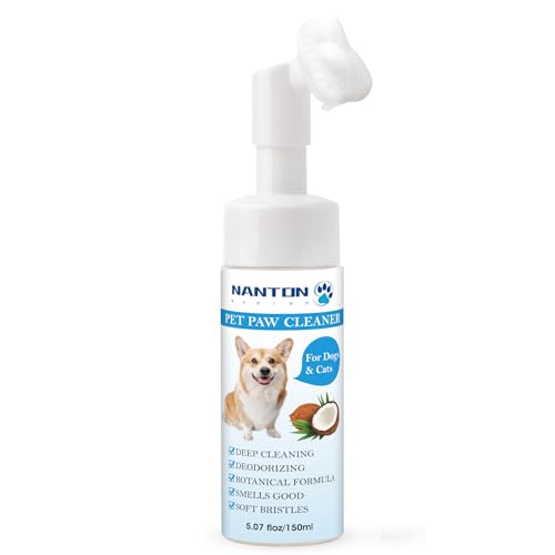 Generic NANTON Dog Paw Cleaner Foam with Brush for Dogs
