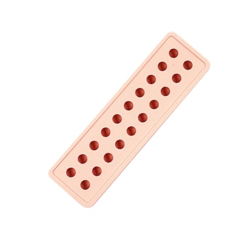 Molde de silicona para bolas de hielo 20 cavidades beige miniatura 1