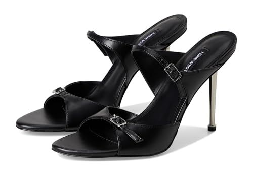 Sandale à talon aiguille Nine West Reida noir en taille 38.5 pour femme élégante