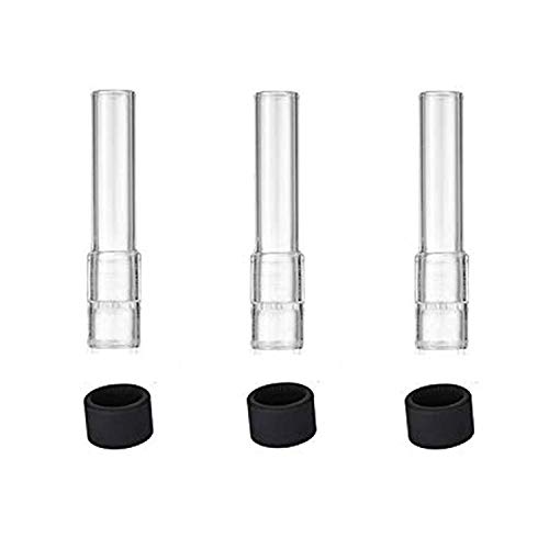 Glass Tube Stem Tube for Solo Air Straight,70mm,3 Packs