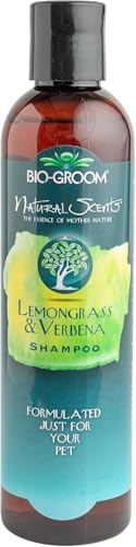 Image of Bio-Groom Lemongrass & Verbena Dog Shampoo - Natural Scent Pet Shampoo, Baobab Protein, Cat & Dog Bathing Supplies, Puppy Wash, Cruelty-Free, Made in USA, Quick Rinse Cat Shampoo - 8 fl oz 1-Pack | Pet Shampoo, Baobab Protein, Cat & Dog Bathing Supplies, Puppy Wash, Cruelty-Free, Made in USA, Quick Rinse