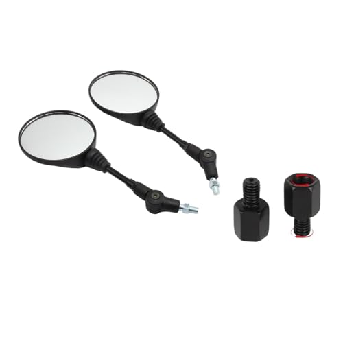 Espejos retrovisores laterales moto universales redondos accesorios para scooter motocross 8mm 10mm