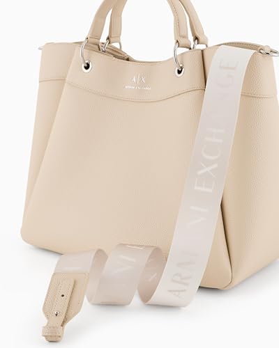 Image of Armani Exchange Women's Wave Shopping Large Bag