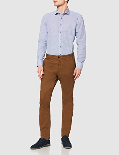 Bugatti 9150-88806 Camicia, Blu, S Uomo