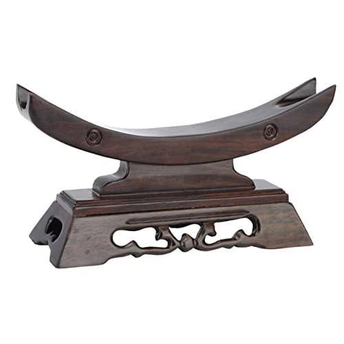 HOODANCOS Beautiful Sword Display Stand Rosewood Material Sword Bracket Home Decor Desktop Holder