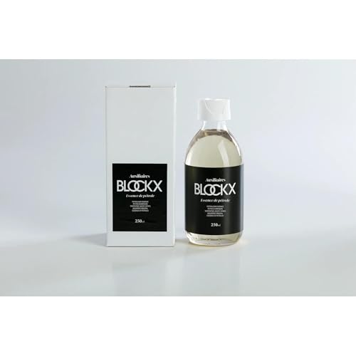 Essence de pétrole Blockx 250 ml pour peindre à l'huile en atelier