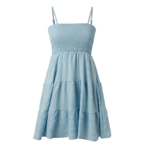 Robe décontractée texturée et respirante avec manches d'été