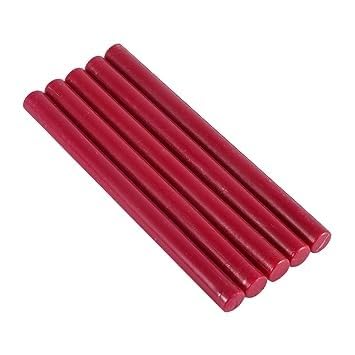 kreni Art & Craft BRIGHT GOLDEN Gun Sealing Wax Sticks for Wax Seal Stamp, Great for Cards, Envelopes, Wedding Invitations, Corporates(Pack of 5 Sticks) (Wine Red)-image-25