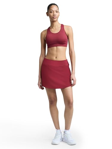 Champion Women's Infinity Racerback Sports Bra, Moderate Support, Seamless, Moisture Wicking, Pomegranate - C Logo, X-Small - image 5
